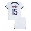 Paris Saint-Germain Danilo Pereira #15 Auswärtstrikot 2023-24 Kurzarm (+ kurze hosen)